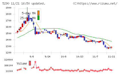 ベルテクスコーポレーションチャート