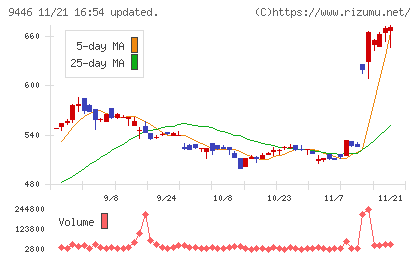 サカイホールディングスチャート