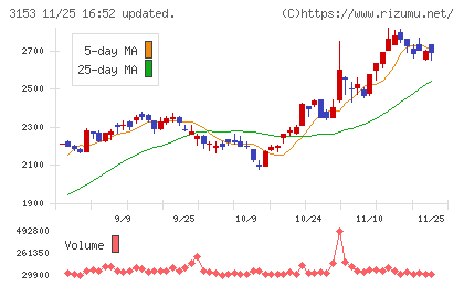 八洲電機チャート