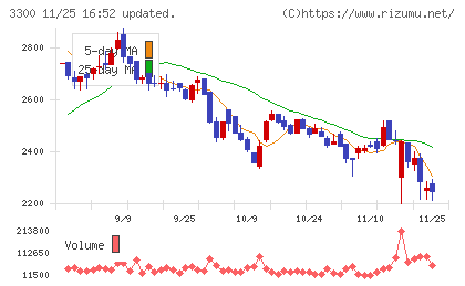 アンビション　ＤＸ　ホールディングスチャート