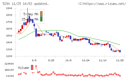 ベルテクスコーポレーションチャート