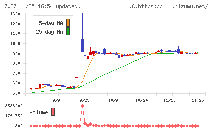 テノ．ホールディングスチャート
