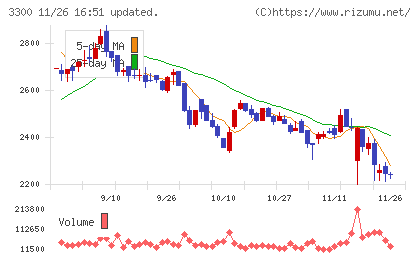 アンビション　ＤＸ　ホールディングスチャート