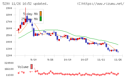 ベルテクスコーポレーションチャート