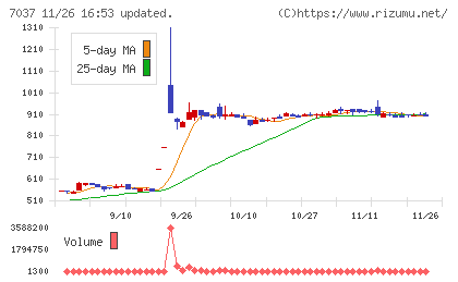 テノ．ホールディングスチャート