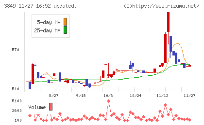 日本テクノ・ラボチャート