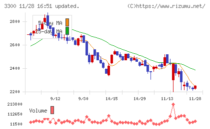 アンビション　ＤＸ　ホールディングスチャート