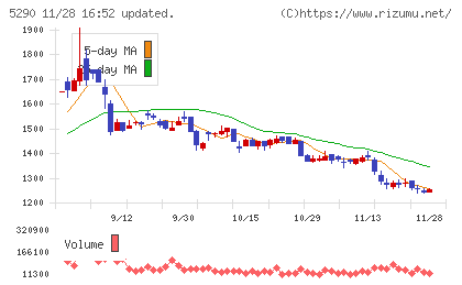 ベルテクスコーポレーションチャート