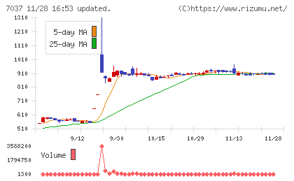 テノ．ホールディングスチャート