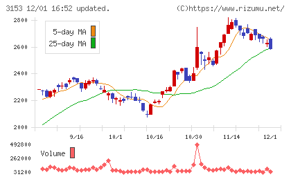 八洲電機チャート