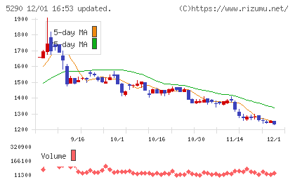 ベルテクスコーポレーションチャート