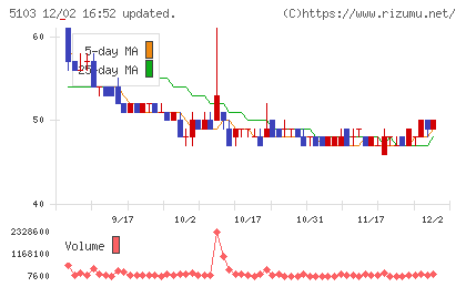 昭和ホールディングスチャート