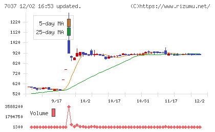 テノ．ホールディングスチャート