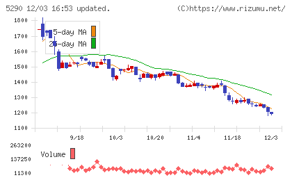 ベルテクスコーポレーションチャート
