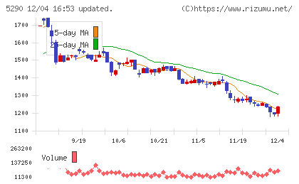 ベルテクスコーポレーションチャート