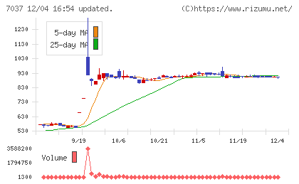 テノ．ホールディングスチャート