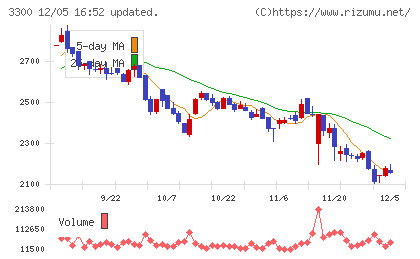 アンビション　ＤＸ　ホールディングスチャート