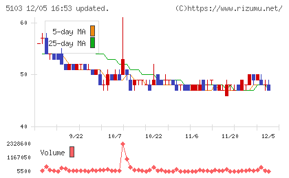 昭和ホールディングスチャート