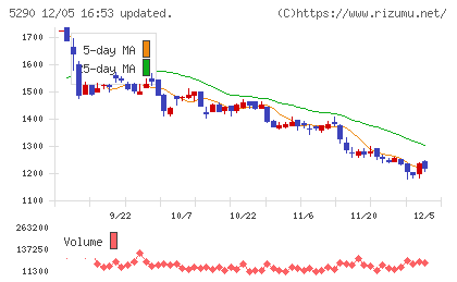 ベルテクスコーポレーションチャート