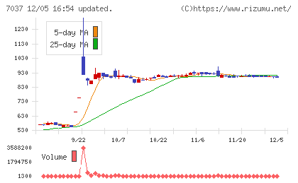 テノ．ホールディングスチャート