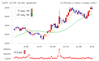八洲電機チャート