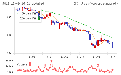 テーオーホールディングスチャート
