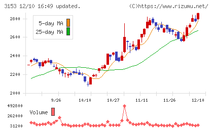 八洲電機チャート