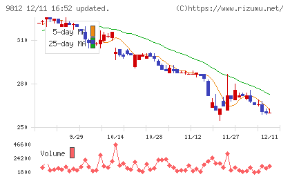 テーオーホールディングスチャート