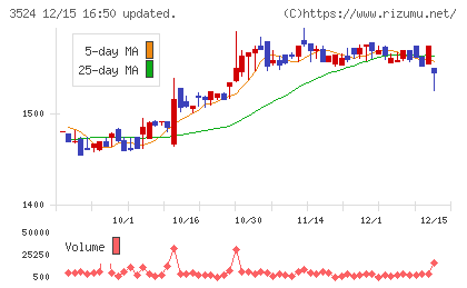 日東製網チャート