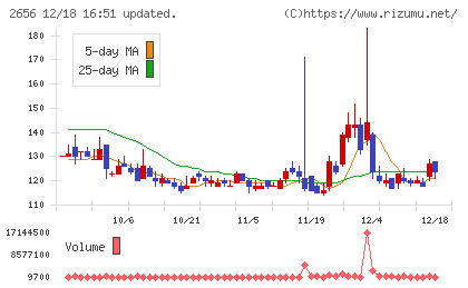 ベクターホールディングスチャート