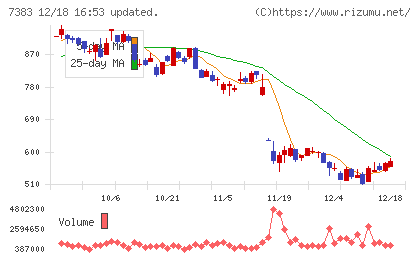 ネットプロテクションズホールディングスチャート