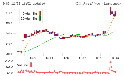 ERIホールディングスチャート