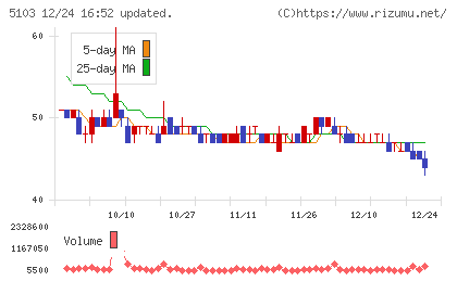 昭和ホールディングスチャート