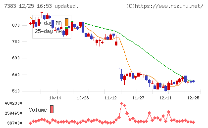 ネットプロテクションズホールディングスチャート