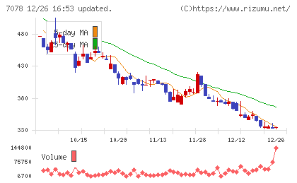 ＩＮＣＬＵＳＩＶＥ　Ｈｏｌｄｉｎｇｓチャート