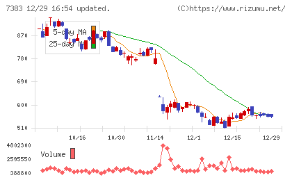 ネットプロテクションズホールディングスチャート