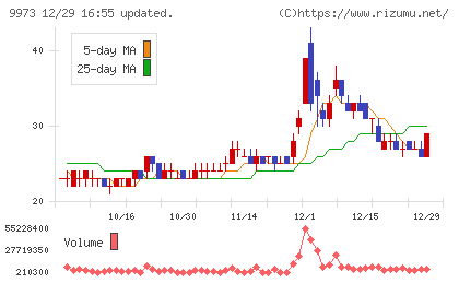 ＫＯＺＯホールディングスチャート