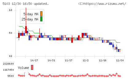 昭和ホールディングスチャート