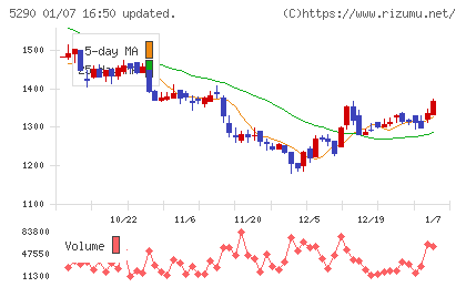 ベルテクスコーポレーションチャート
