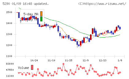 ベルテクスコーポレーションチャート