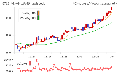 フィデアホールディングスチャート
