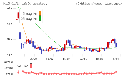 ペイクラウドホールディングスチャート