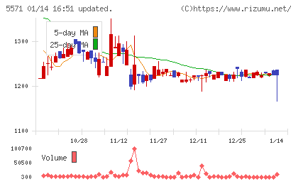 エキサイトホールディングスチャート
