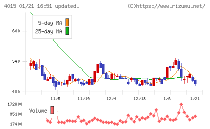 ペイクラウドホールディングスチャート