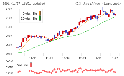 ニッポン高度紙工業チャート