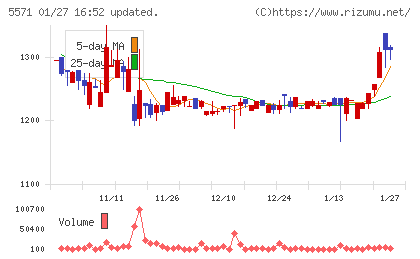 エキサイトホールディングスチャート