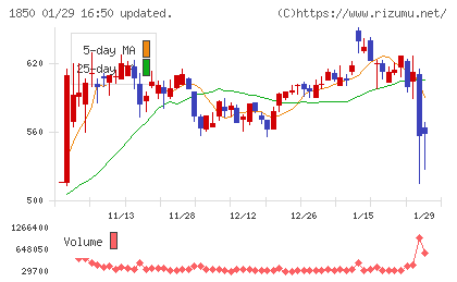 南海辰村建設チャート