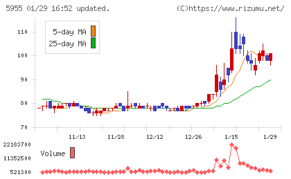 ワイズホールディングスチャート