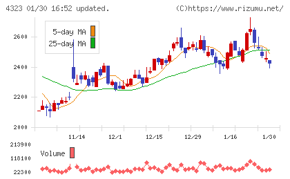 日本システム技術チャート