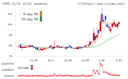 ワイズホールディングスチャート